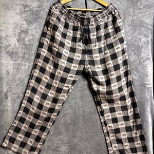 Eddie Bauer Black and White Checkered Joggers